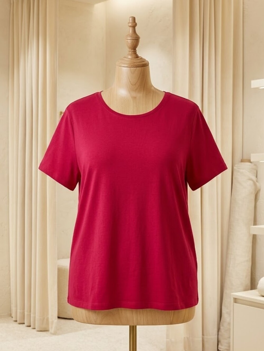 Croft & Barrow XXL Red Short Sleeve T-Shirt